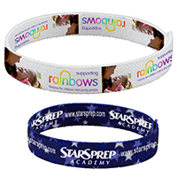 Stretchy Elastic Dye Sublimation Wristbands - PhotoImage ® Full Color Imprint